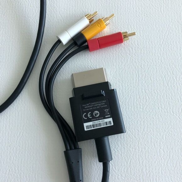 Xbox 360 Microsoft Composite Audio/Video Cable - Picture 2 of 7